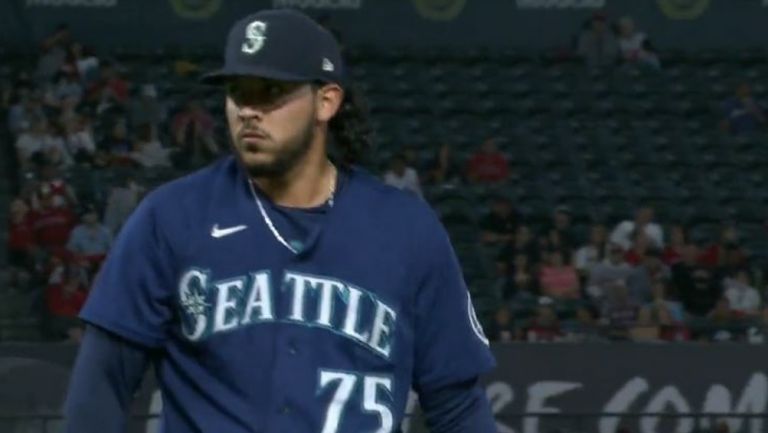 Andrés Muñoz: Retiró entrada ante los Angels con tres ponches en victoria de Mariners