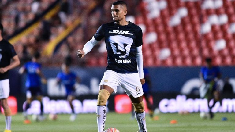 Higor Meritão en partido con Pumas