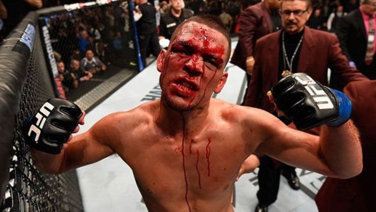 Nathan Donald Nate Diaz en pelea