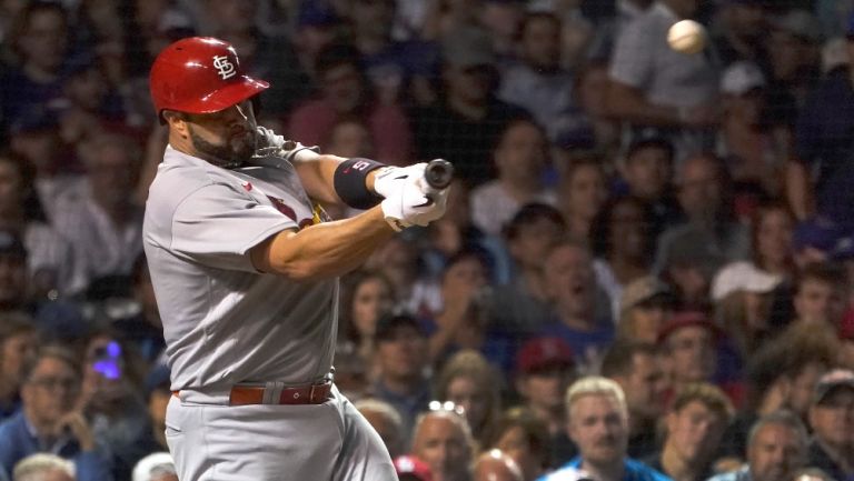 MLB: Jonrón 693 de Albert Pujols en victoria de Cardinals a Cubs