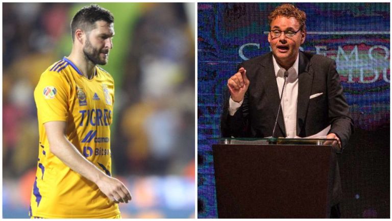 Andre-Pierre Gignac y David Faitelson 