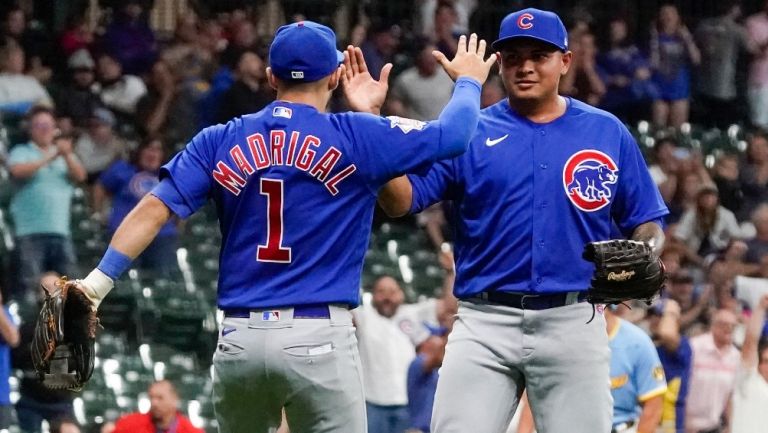 Manny Rodríguez: Salvamento del mexicano en su primera aparición del año con Cubs