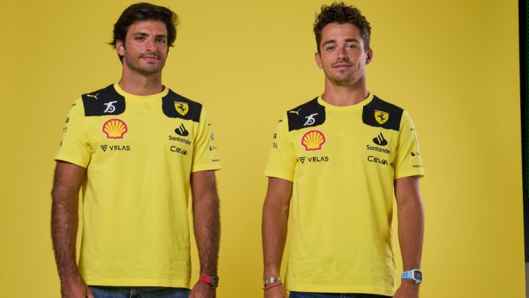 Uniforme especial de Ferrari para el GP de Italia