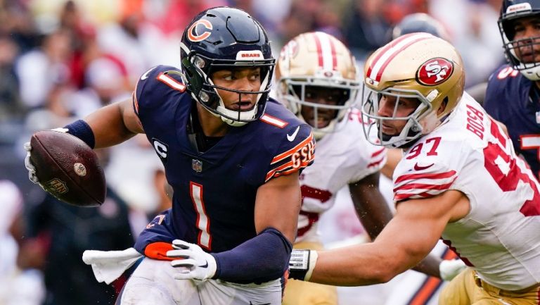 NFL: Chicago derrotó a San Francisco con pases de TD de Justin Fields