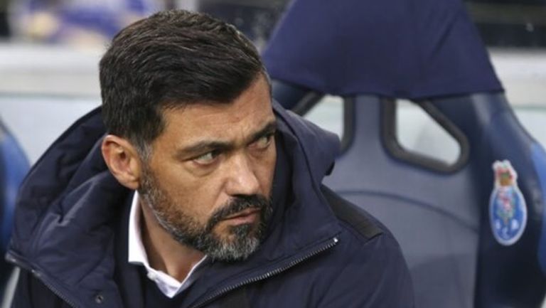 Sérgio Conceiçao en el banquillo del Porto