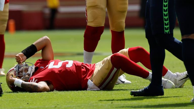 Trey Lance, quarterback de los 49ers