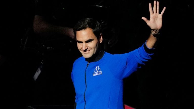 Roger Federer en la Laver Cup 2022