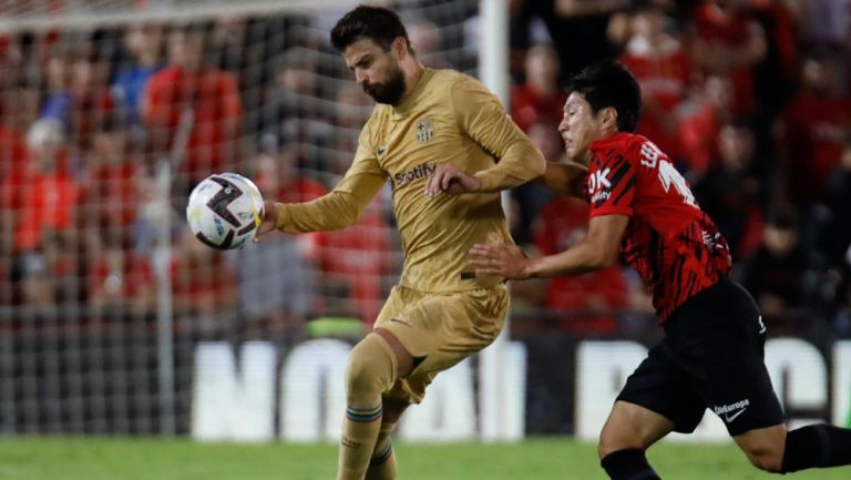 Gerard Piqué: 'Trolleado' en Estadio del Mallorca con canción de Shakira