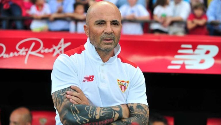 Jorge Sampaoli como DT del Sevilla