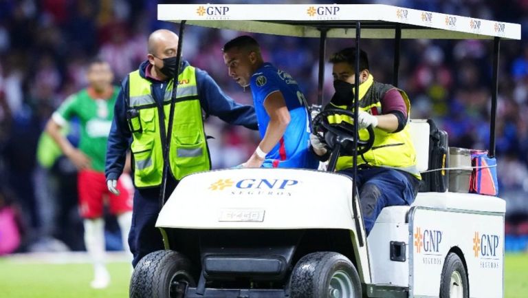 Funes Mori durante su lesión 