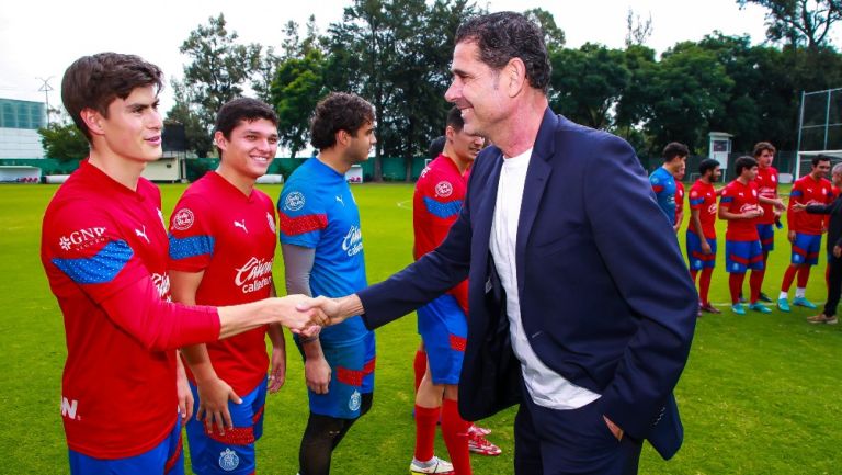 Fernando Hierro en su primer día en Verde Valle