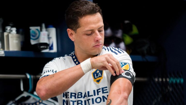 Chicharito Hernández con el LA Galaxy