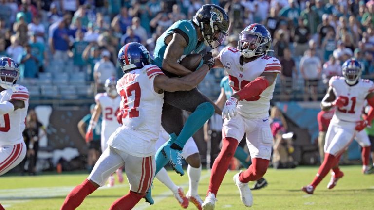 NFL: Giants detuvo en la yarda uno a Jaguars y obtiene el triunfo