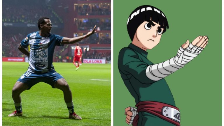  Romario Ibarra rindió tributo a Rock Lee de Naruto en su festejo durante la Final de la Liga MX