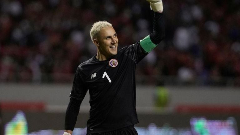 Keylor Navas durante un partido de Costa Rica