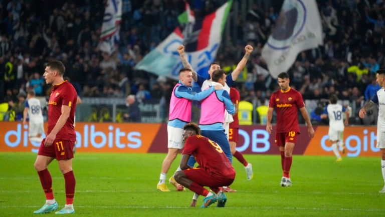 Serie A: Lazio se impuso a la Roma en el Derby della capitale