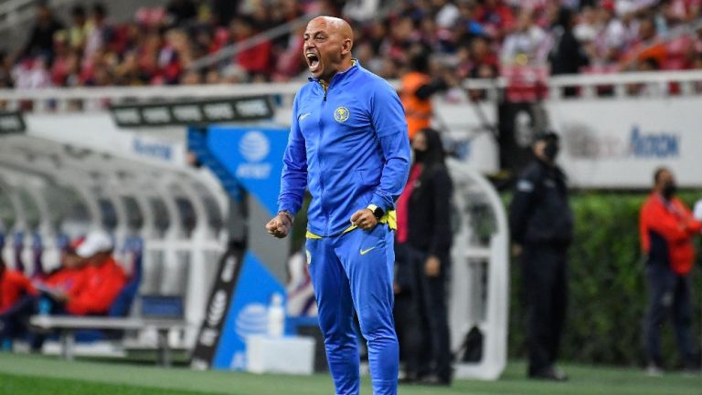 Ángel Villacampa en la Semifinal vs Chivas