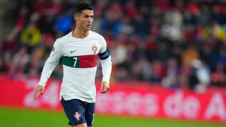 Cristiano Ronaldo durante un partido de Portugal