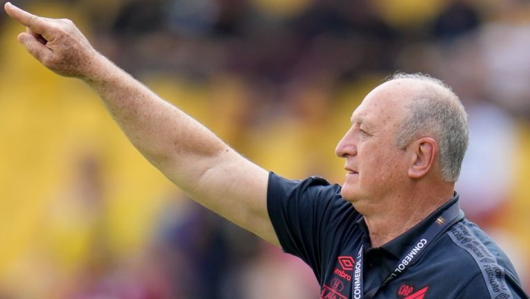 Luiz Felipe Scolari en acción