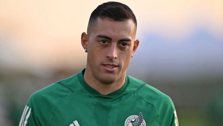 Funes Mori en entrenamiento con el Tricolor