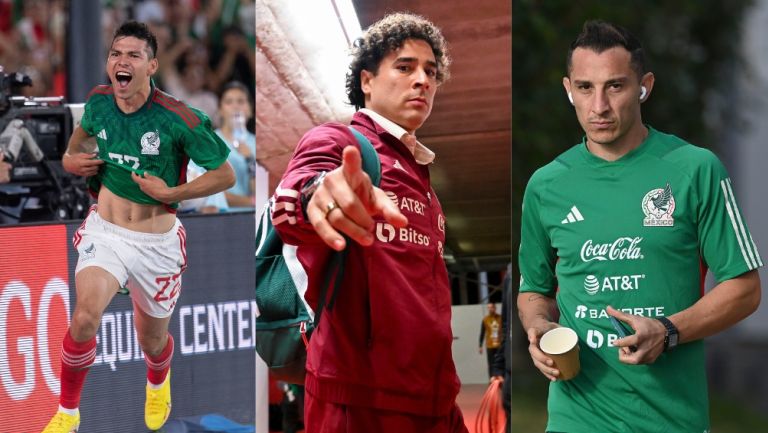 Chucky, Ochoa y Guardado con el Tri