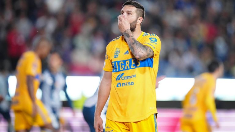 Gignac en un partido de Tigres