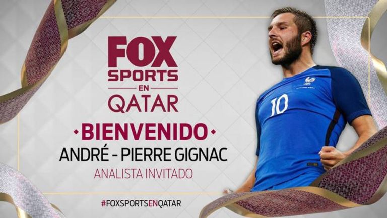 Fox Sports anunció con a André-Pierre Gignac como 'refuerzo' para Qatar 2022