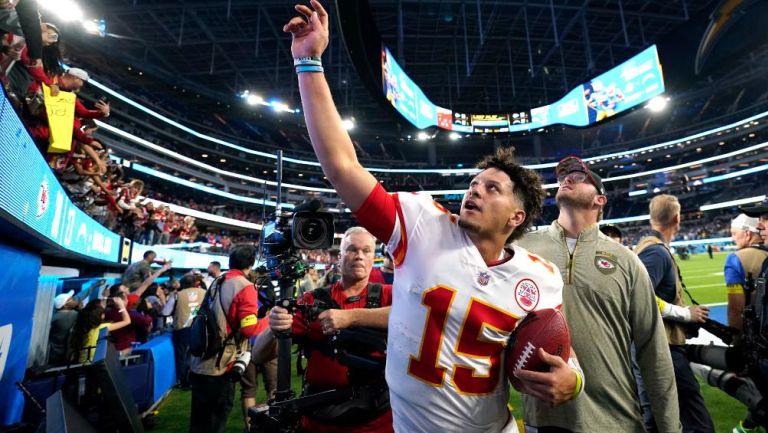 Patrick Mahomes con los Chiefs 