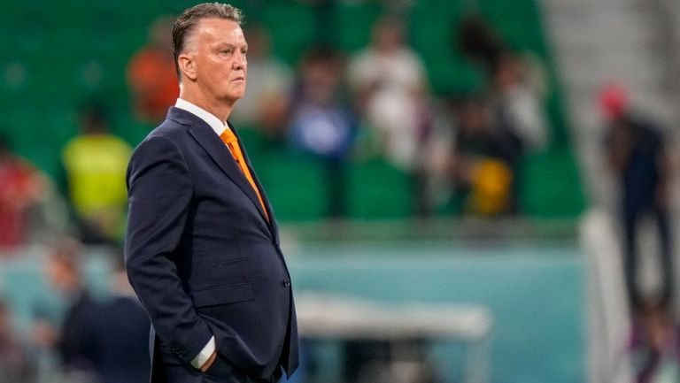 Louis van Gaal con Holanda