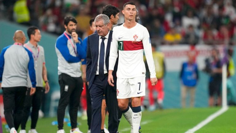 Fernando Santos criticó reacción de Cristiano Ronaldo 