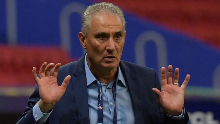 Tite con la Selección pentacampeona del mundo