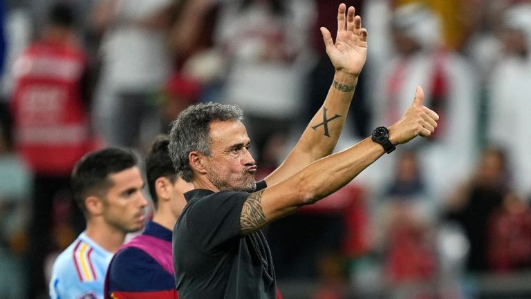 Luis Enrique tras la eliminación de España