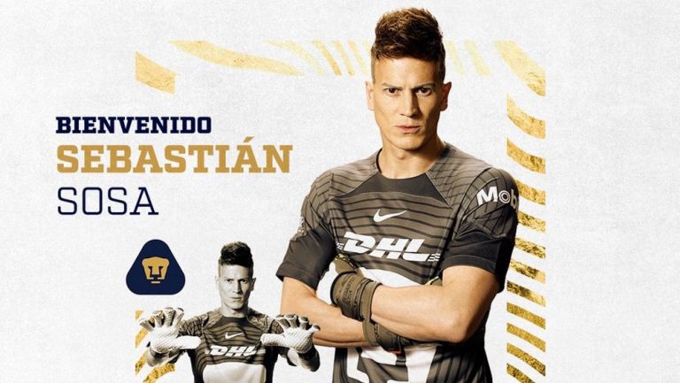 Pumas hace oficial la llegada de Sebastián Sosa