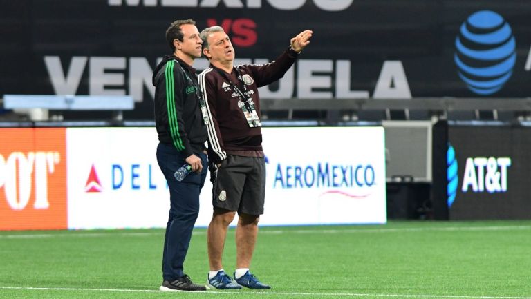 Gerardo Torrado y Tata Martino cuando estaban en e Tri