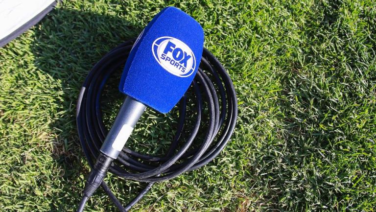 Micrófono de Fox Sports en un partido