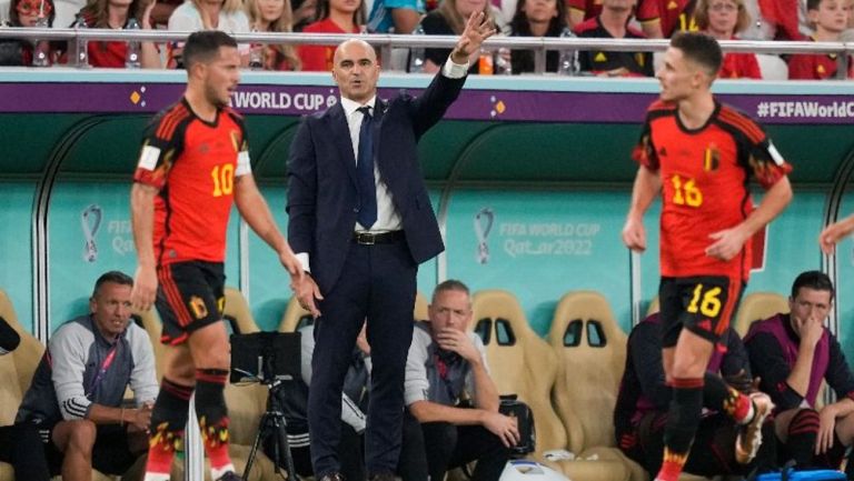 Roberto Martínez con Bélgica 