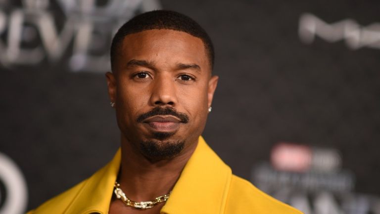 Michael B. Jordan durante un evento