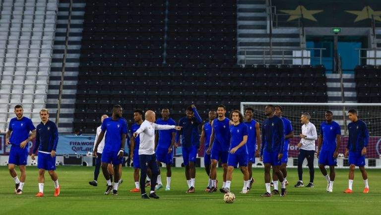 Entrenamiento de Francia previo a la Final de Qatar 2022