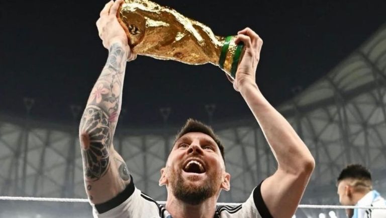 Lionel Messi: Foto con la Copa del Mundo hace historia y rompe récord