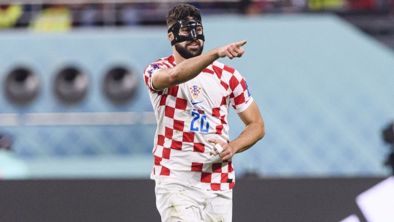 Gvardiol en Qatar 2022 con Croacia