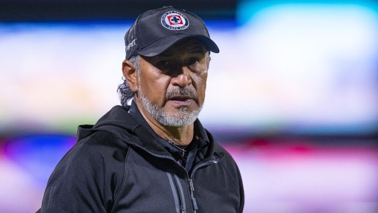 Raúl Gutiérrez durante un partido con Cruz Azul