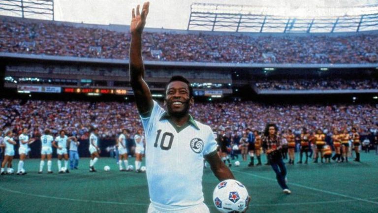 Pelé jugó en Estados Unidos para el Cosmos de Nueva York