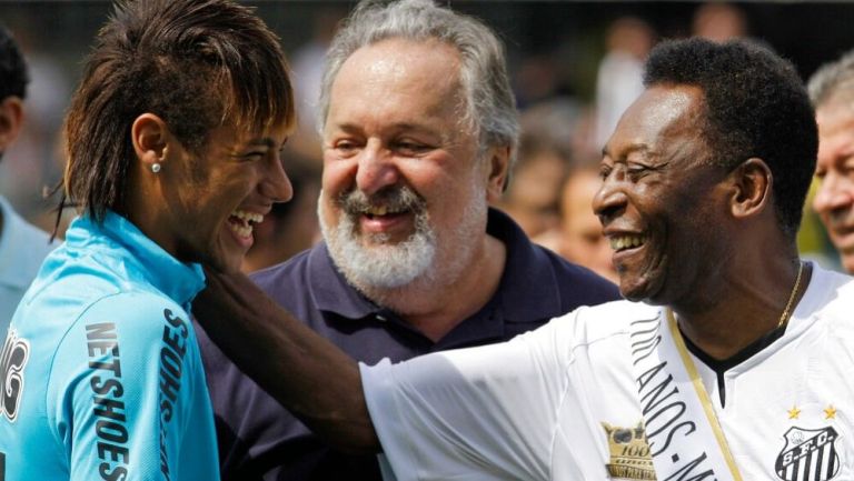 Neymar y Pelé años atrás en Brasil