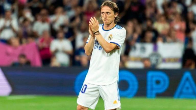 Luka Modríc con el Real Madrid