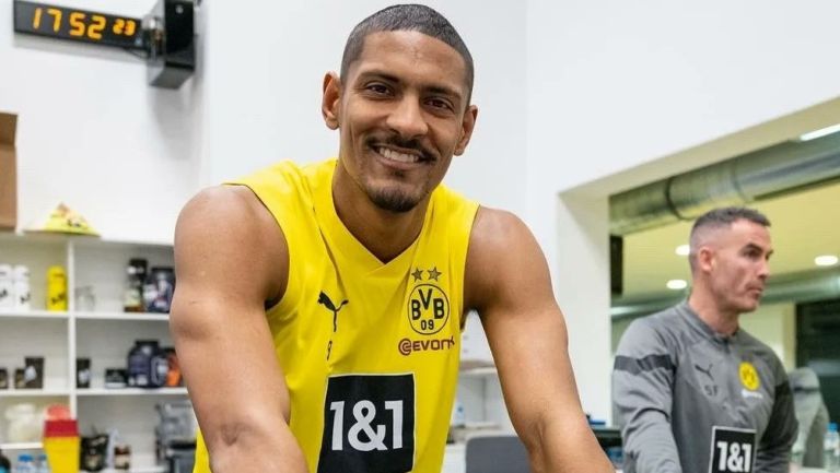 Sebastian Haller de nuevo en entrenamientos