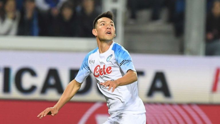 Hirving Lozano presente en la derrota del Napoli