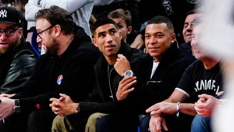 Mbappé y Hakimi fueron vistos de incógnito en la ciudad de New York 