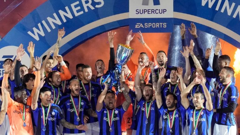 Supercopa italiana: Inter gana  el clásico a Milan en la Final por goleada