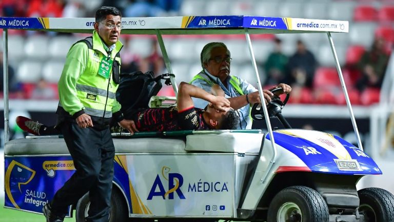 VIDEO: Terrible lesión de Kevin Castañeda en partido de Rayos vs Xolos