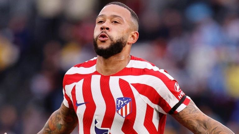 Memphis Depay, delantero del Atlético de Madrid